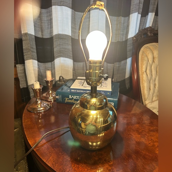 Vintage Accents Vintage Brass Small Electric Lamp No Shade Poshmark